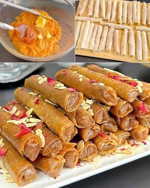 Chrupiące Roladki z Kremowym Nadzieniem