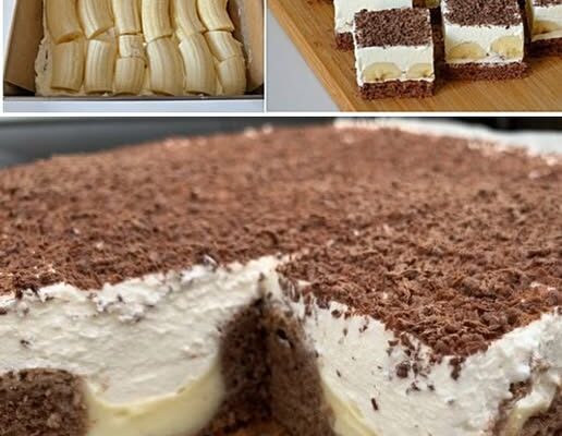 Słodkie wyzwanie: Bananowe ciasto biszkoptowe