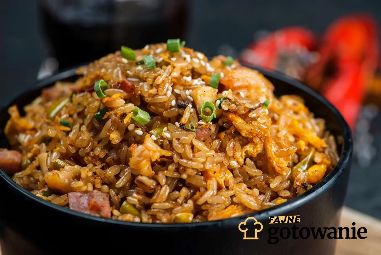 Ryż smażony z wołowiną