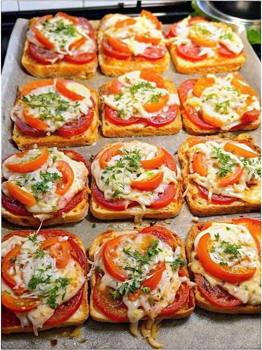 Tosty z pomidorami i mozzarellą
