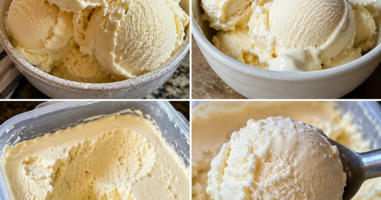 🍦✨ Domowe lody z tylko 3 składników – kremowe i bez maszynki