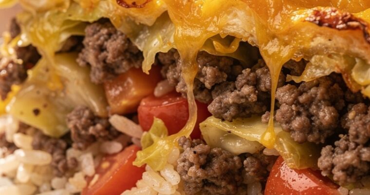 🥬🥩 Zapiekanka z kapustą i wołowiną – sycąca, domowa i pełna smaku