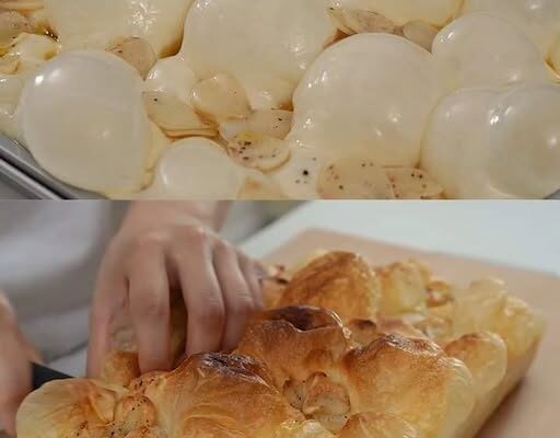 Łatwy Chleb Czosnkowy Focaccia Bez Wyrabiania Ciasta