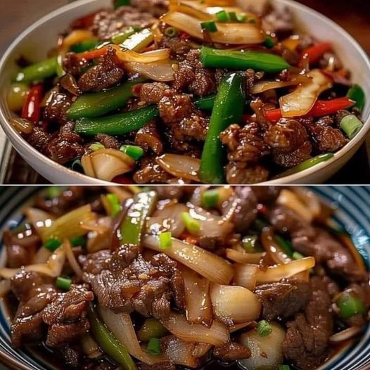 Wołowina Stir-Fry z Cebulą po Chińsku – Szybki i Aromatyczny Przepis