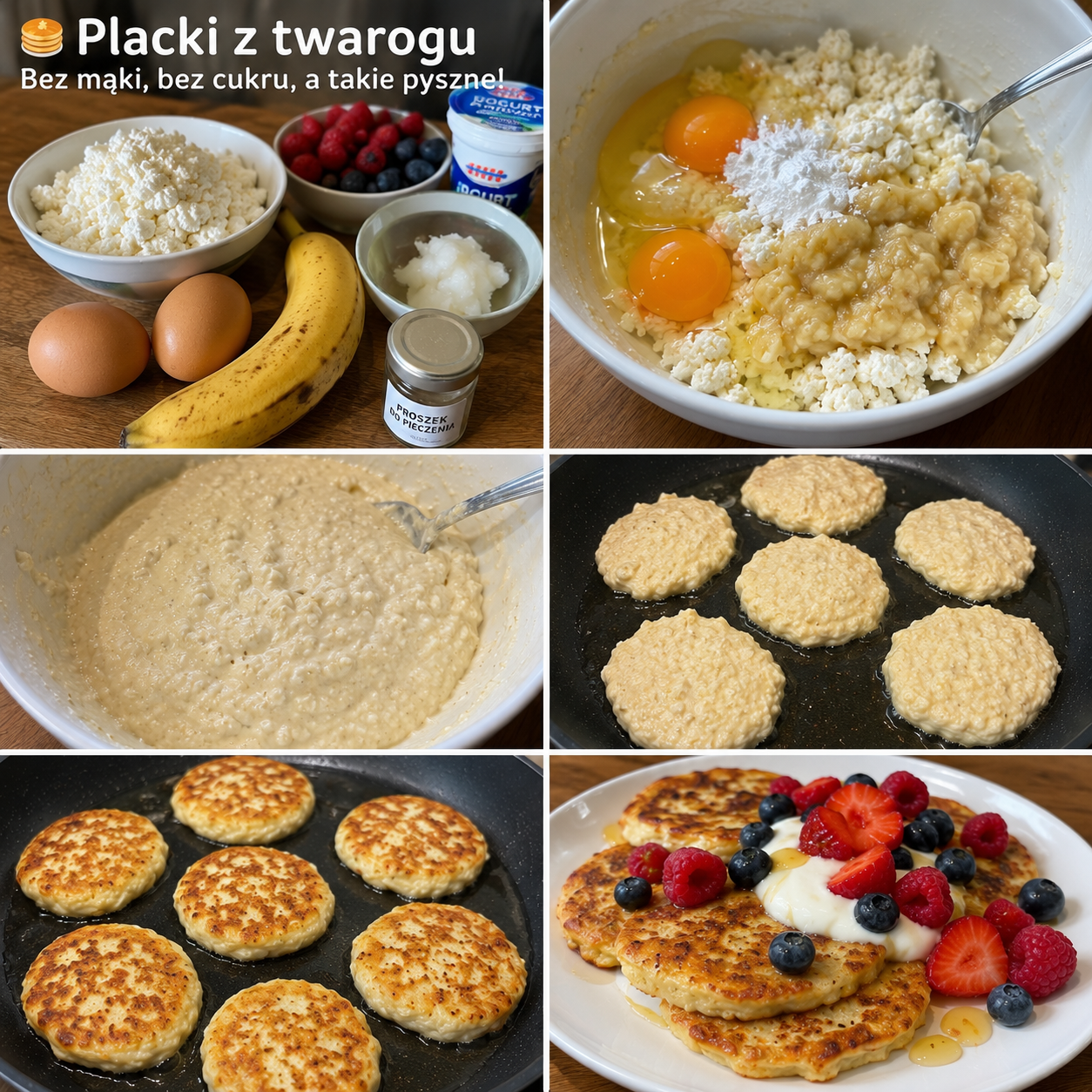 Placki z Twarogu – Bez Mąki, Bez Cukru, a Takie Pyszne!