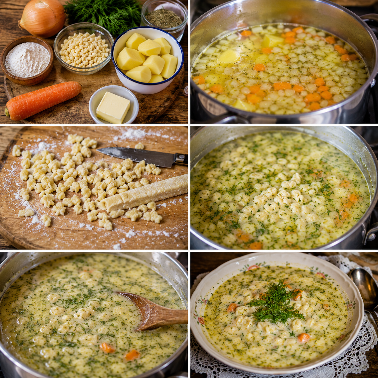 Koperkowa z Zacierkami – Zupa, Którą Robiła Tylko Babcia