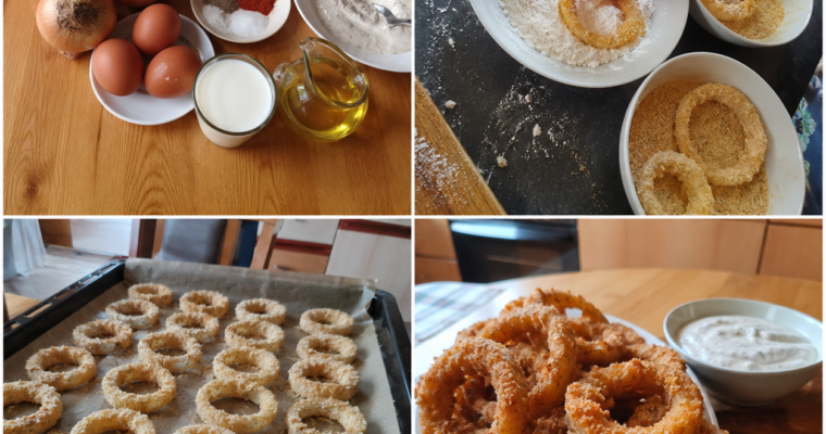 Cebulowe Krążki z Piekarnika – Przekąska Jak z Fast Fooda, Ale Domowa!