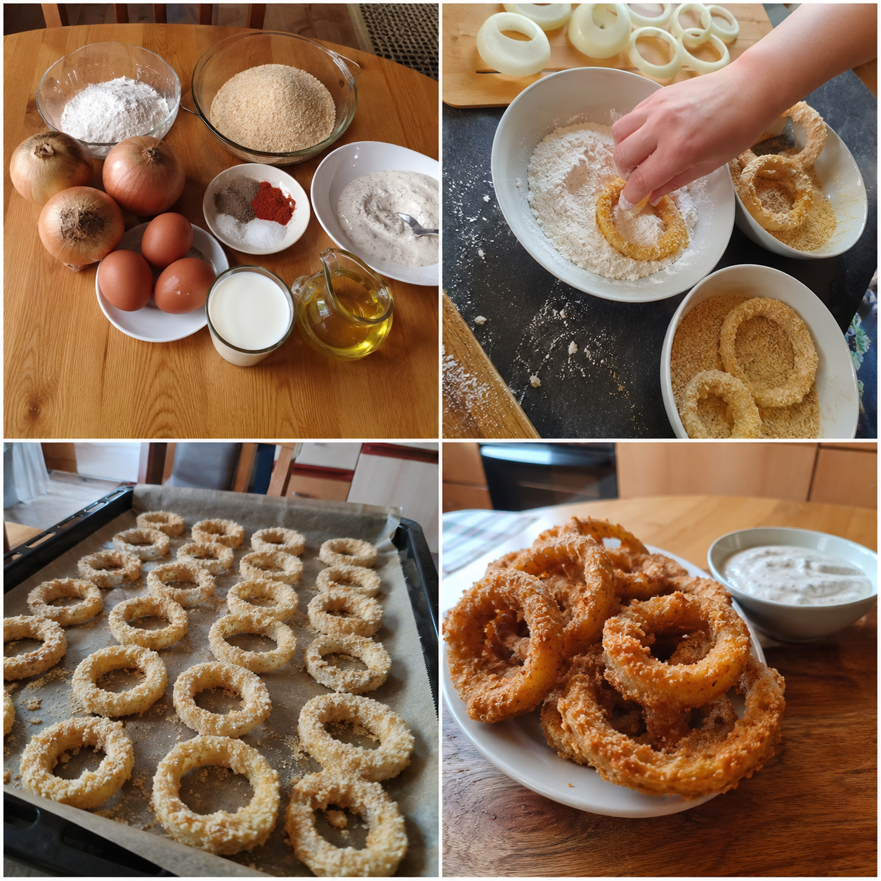 Cebulowe Krążki z Piekarnika – Przekąska Jak z Fast Fooda, Ale Domowa!