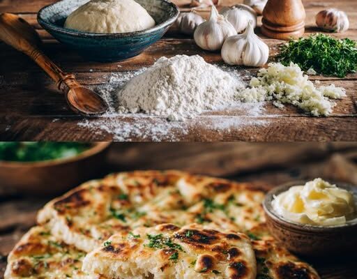 Chlebek Czosnkowy z Patelni – Bez Piekarnika!
