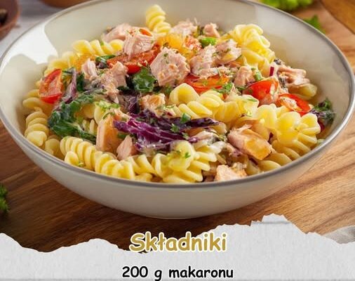 Sałatka z Makaronem i Tuńczykiem – Kolacja w 10 Minut!
