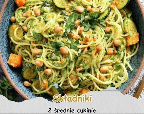 Spaghetti z Cukinii i Pesto – Letni Obiad Bez Ciężkości