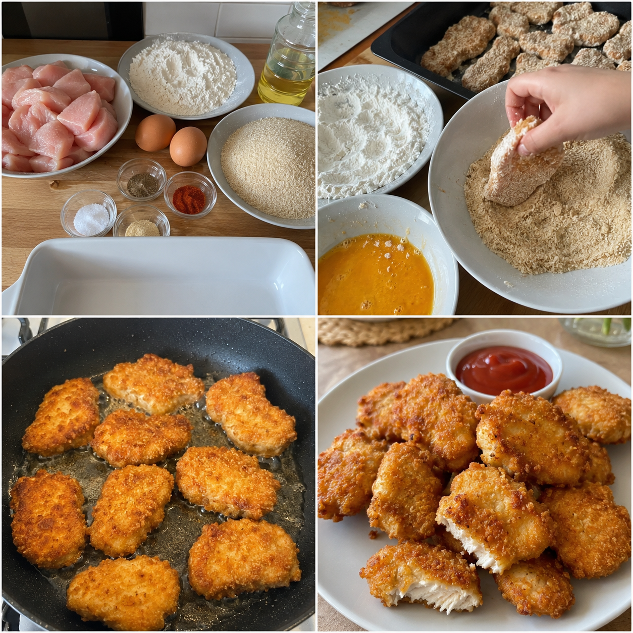 Domowe Nuggetsy z Kurczaka – Lepsze niż z Fast Fooda!