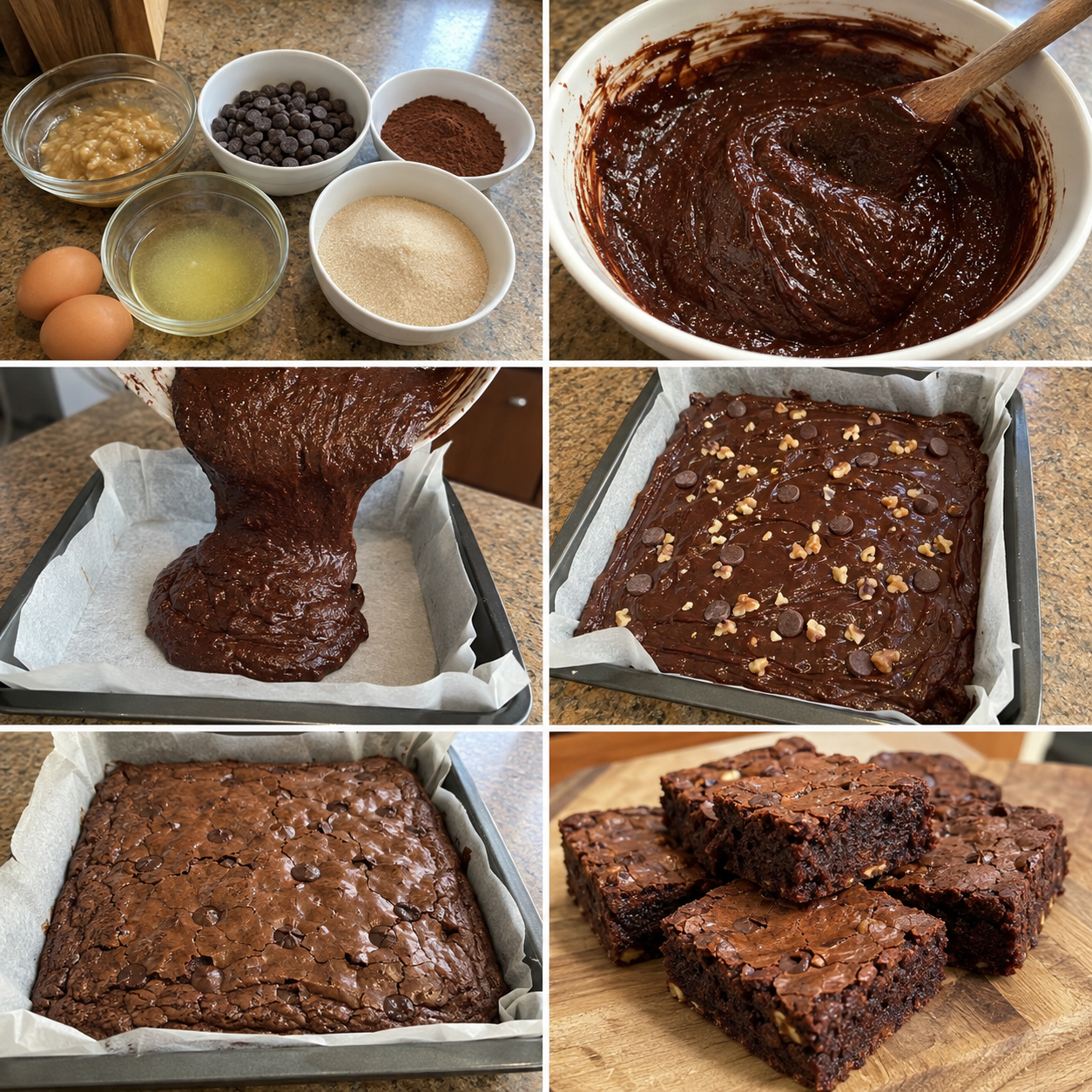 Bloemloze Brownies – Intens Chocoladeachtig, Fudgy en Heerlijk Makkelijk!