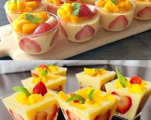 Mus z Mango i Truskawek w 5 Minut – Tropikalna Słodycz Ekspresowo!