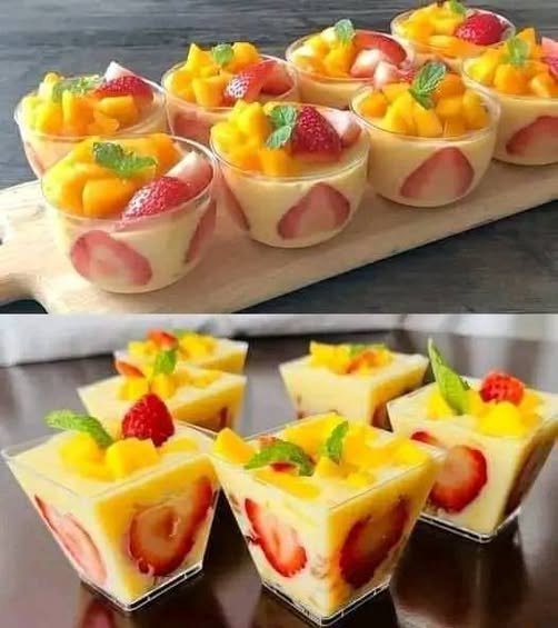 Mus z Mango i Truskawek w 5 Minut – Tropikalna Słodycz Ekspresowo!