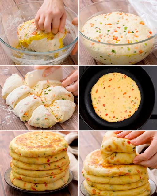 🌿 Focaccia Warzywna – Puszysta, Kolorowa i Pełna Pieczonych Warzyw