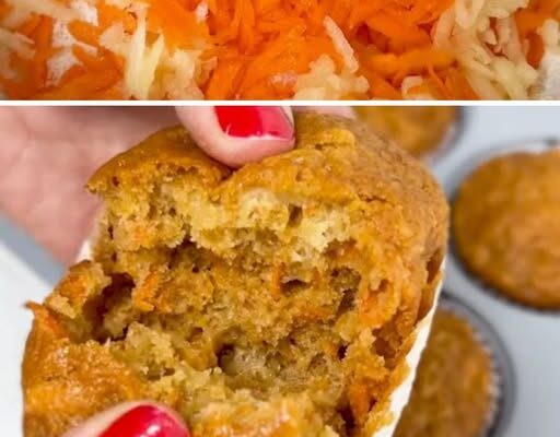 Orkiszowe Muffinki z Jabłkiem i Kruszonką Kokosową – Wilgotne, Pachnące i Pyszne