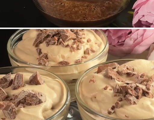 Pucharki Kawowe z Mascarpone i Karmelem Daktylowym – Kremowy Deser Bez Pieczenia