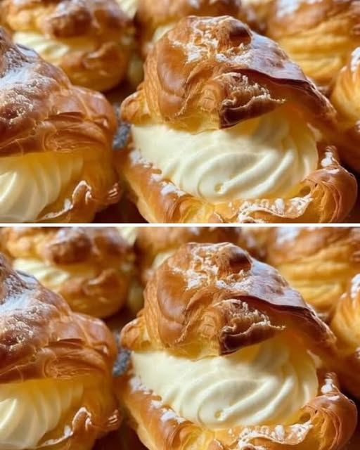 Słynne Ptysie Mojej Mamy z Kremem – Lekkie, Puszyste i Nie Do Odparcia!
