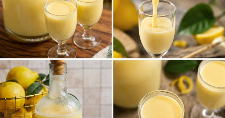 Kremowe Limoncello Bez Alkoholu – Aksamitne, Cytrynowe i Orzeźwiające
