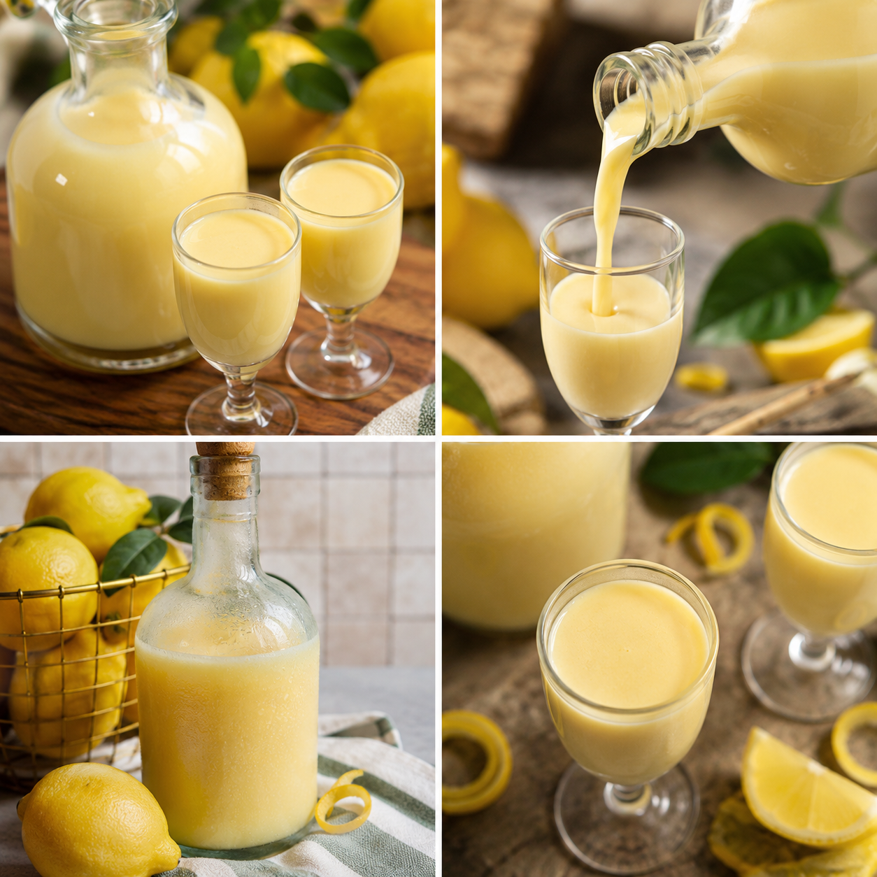 Kremowe Limoncello Bez Alkoholu – Aksamitne, Cytrynowe i Orzeźwiające