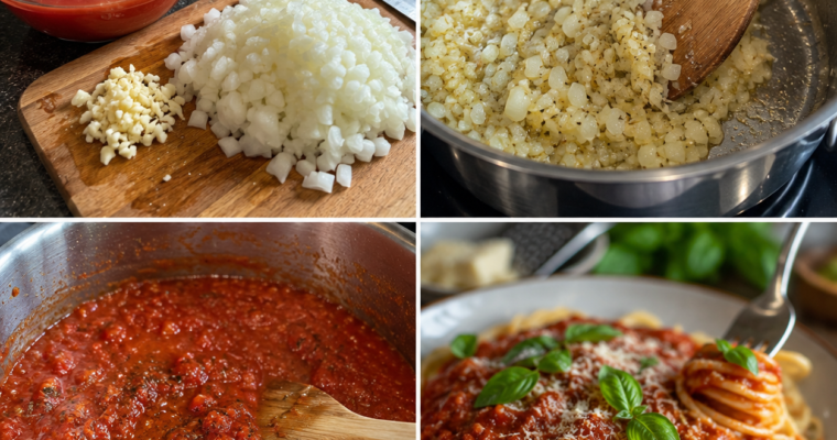 Domowy Sos Pomidorowy do Spaghetti – O Wiele Lepszy Niż ze Sklepu!