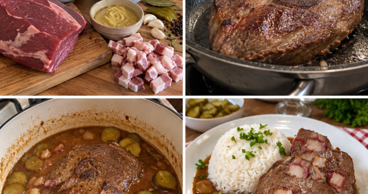 🥩 Znojemská hovězí pečeně podle Kluků v akci – Poctivá česká klasika s okurkovou omáčkou