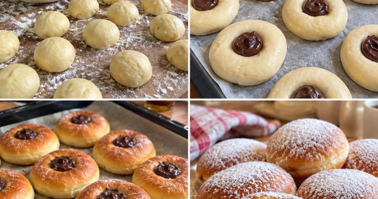 🍩 Pączki Bez Oleju Pieczone w Piekarniku – Puszyste, Mięciutkie i Lekkie